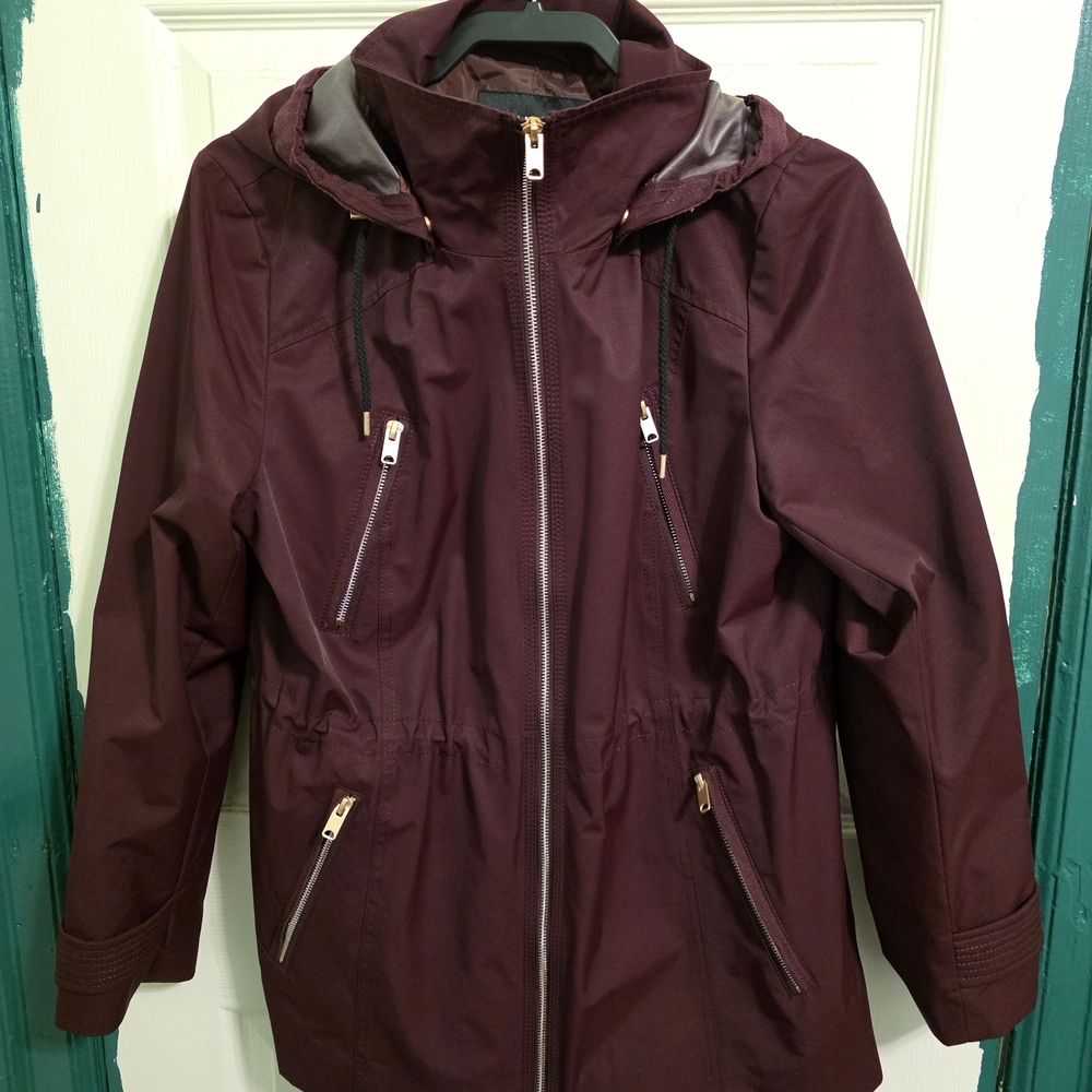 Marc New York Deep Burgundy Utility Jacket